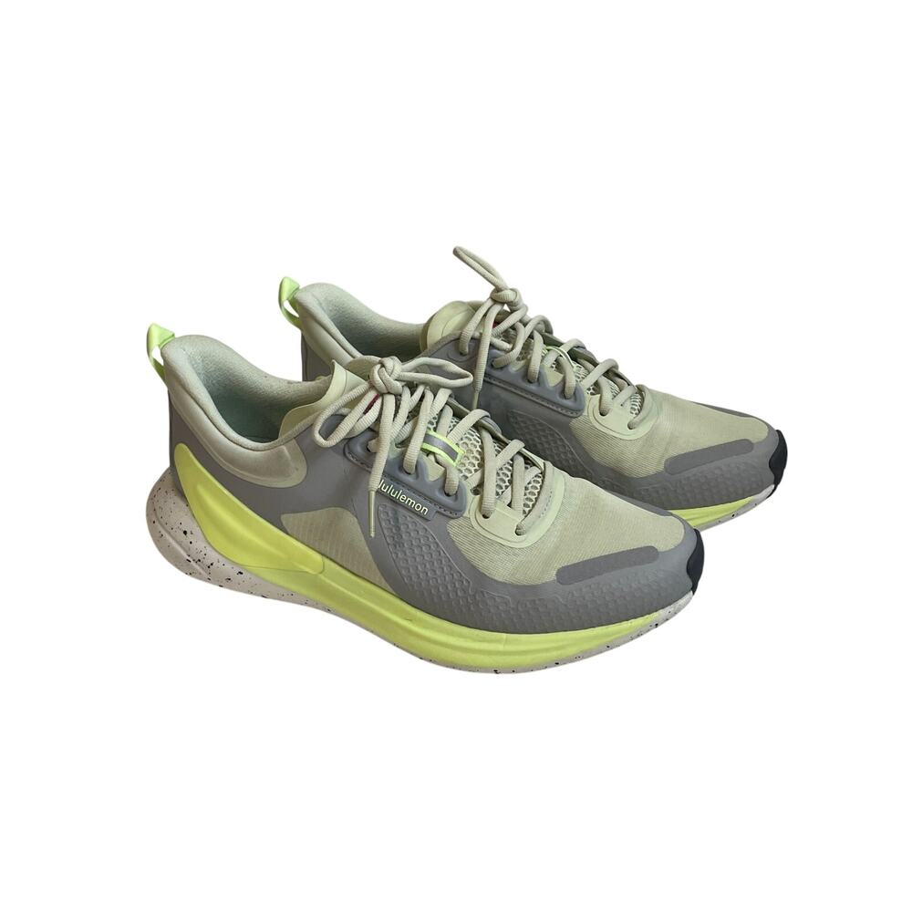 lululemon Blissfeel Trail Run Women's 8.5 Sage Green Neon Sneaker